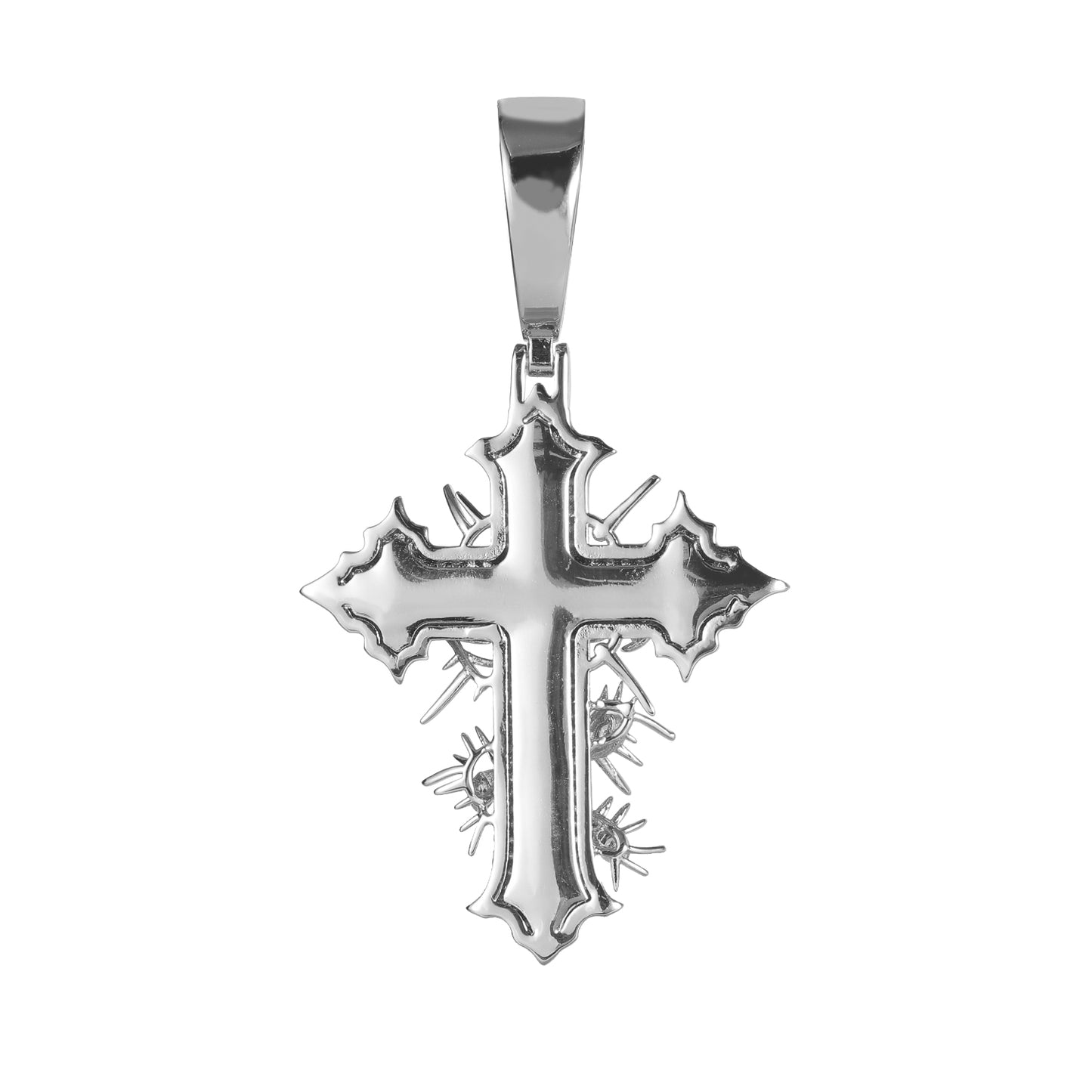 Spikey Cross Chain