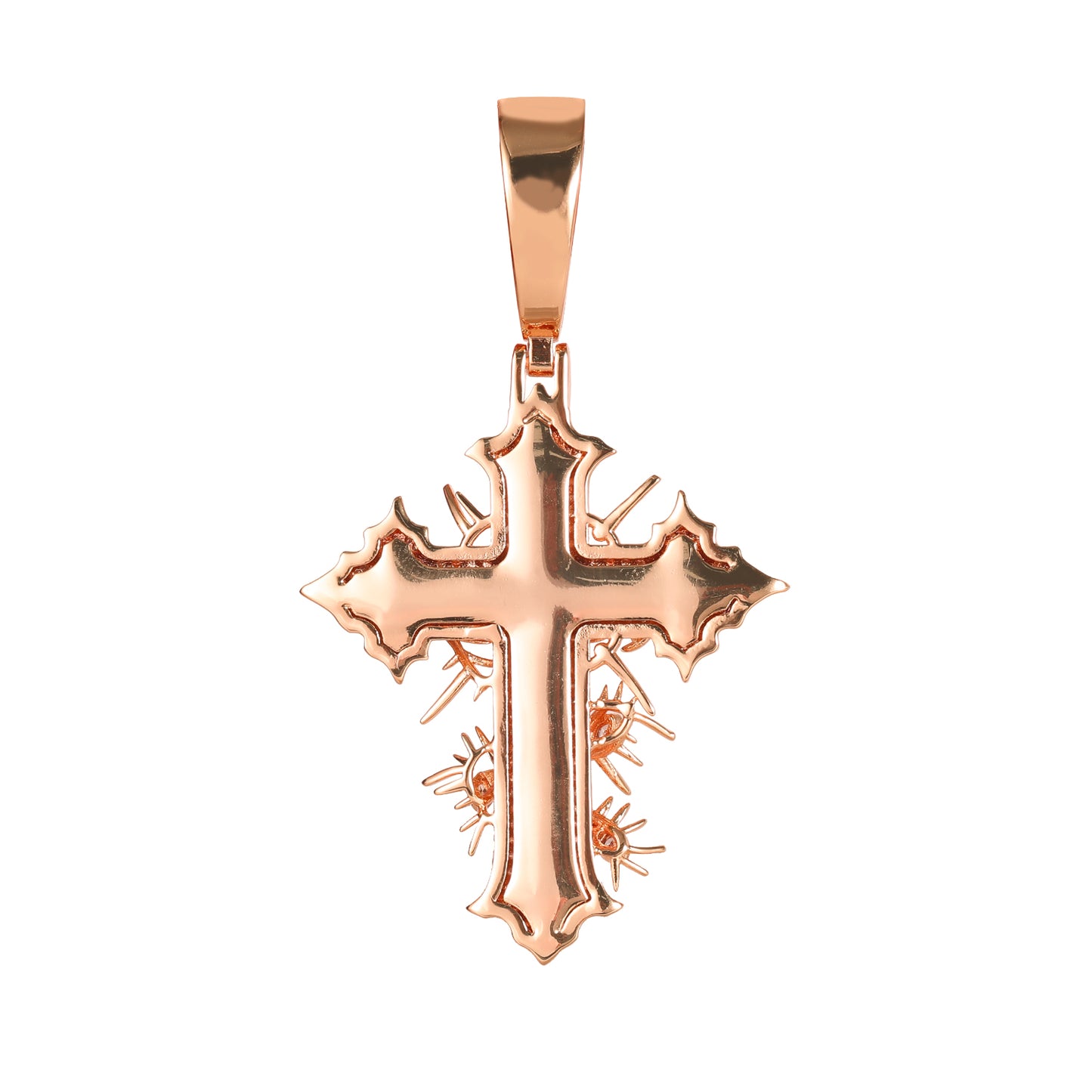 Spikey Cross Chain