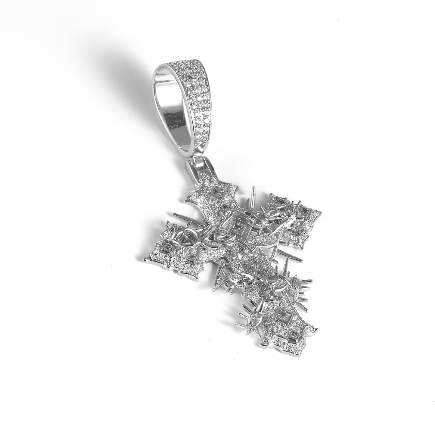 Spikey Cross Chain