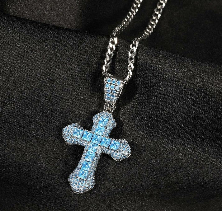 Coloured Cross Kette