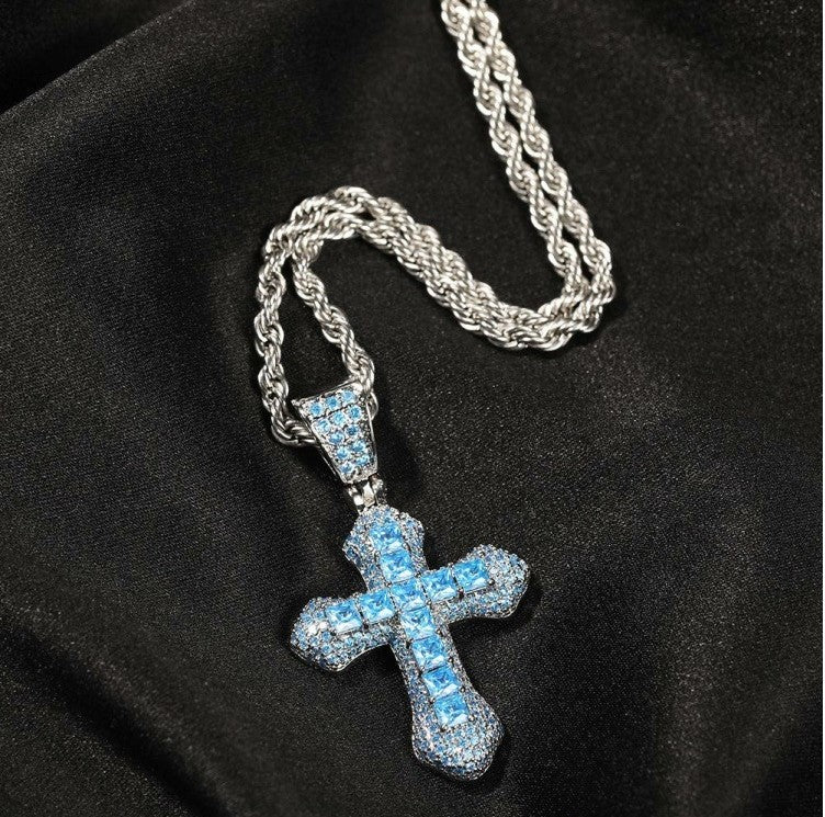 Coloured Cross Kette
