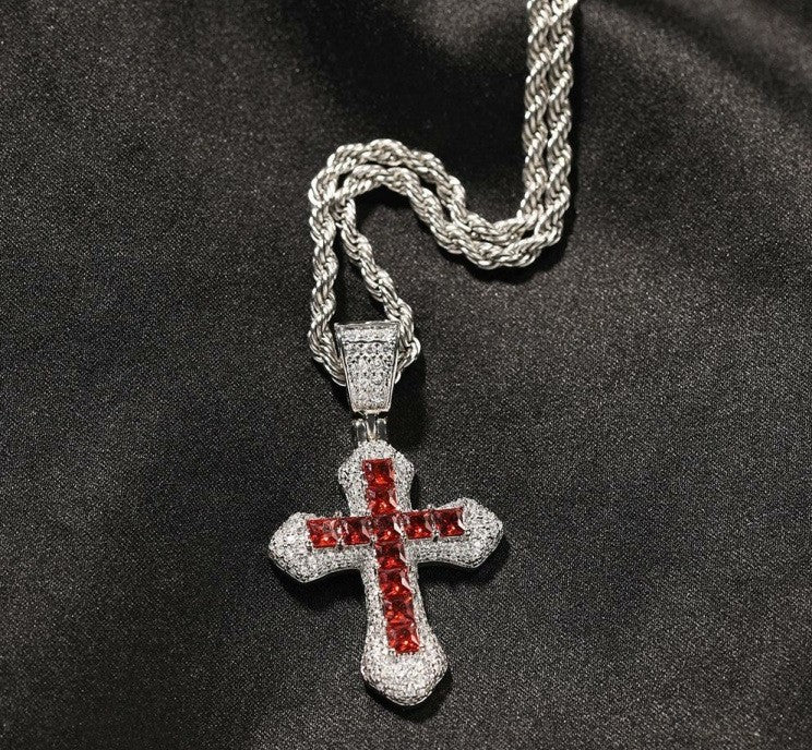 Coloured Cross Kette