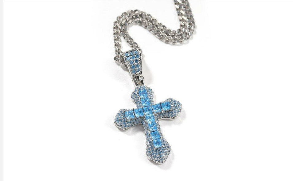 Coloured Cross Kette