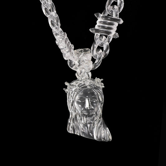 Acrylic Jesus Kette